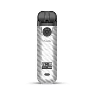 Smok Novo 4 Vape Pod Kits Silver Carbon Fibre | Guardian Vape Shop