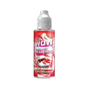 Wow Desserts Range Shortfill E-liquid Rice Pudding | Guardian Vape Shop