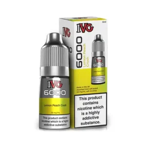 IVG 6000 Nic Salt E-Liquids Lemon Peach Crush | Guardian Vape Shop