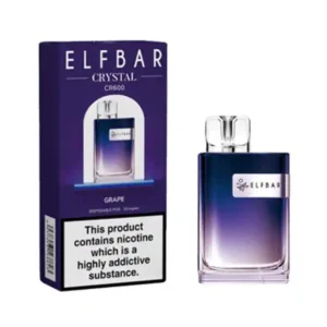 Elf Bar Crystal CR600 Disposable Vape Kit Grape | Guardian Vape Shop