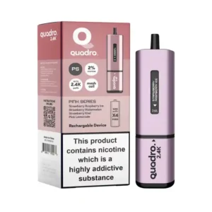 Quadro 2.4K Disposable Vape Kit Pink Series | Guardian Vape Shop