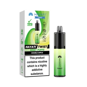 Hayati Twist Disposable 5000 Puff Double Apple | Guardian Vape Shop