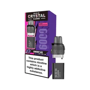 SKE Crystal CL6000 Pods Prefilled Vape Pink Cherry Ice | Guardian Vape Shop