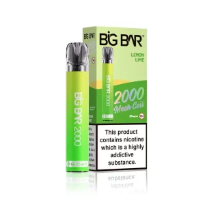 FEOBA Big Bar 2000 Puffs Disposable Vape Lemon Lime | Guardian Vape Shop