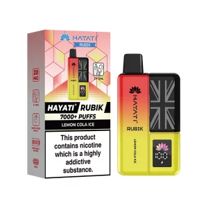 Hayati Mini Ultra 1500 Puffs Disposable Lemon Cola Ice | Guardian Vape Shop