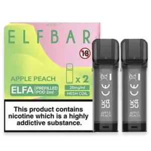 ElfBar Elfa Pods Vape Prefilled E-Liquid Apple Peach | Guardian Vape Shop