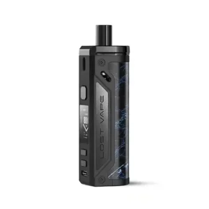 Lost Vape Thelema Pod Vape Kit Black Glossy Leather | Guardian Vape Shop
