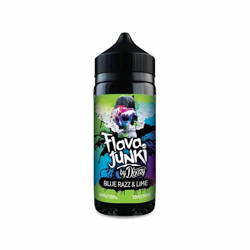 Flava Junki E liquid Shortfill Blue Razz Lime | Guardian Vape Shop