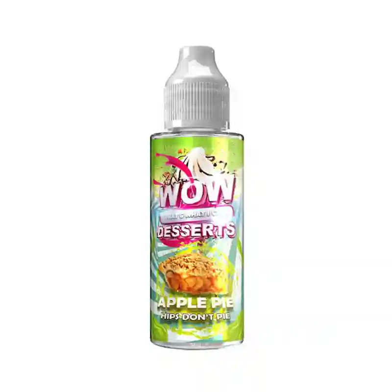 Wow Desserts Range Shortfill E-liquid Apple Pie | Guardian Vape Shop