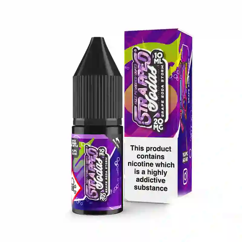 Strapped Sodas Range Nic Salt E-Liquids | Guardian Vape Shop