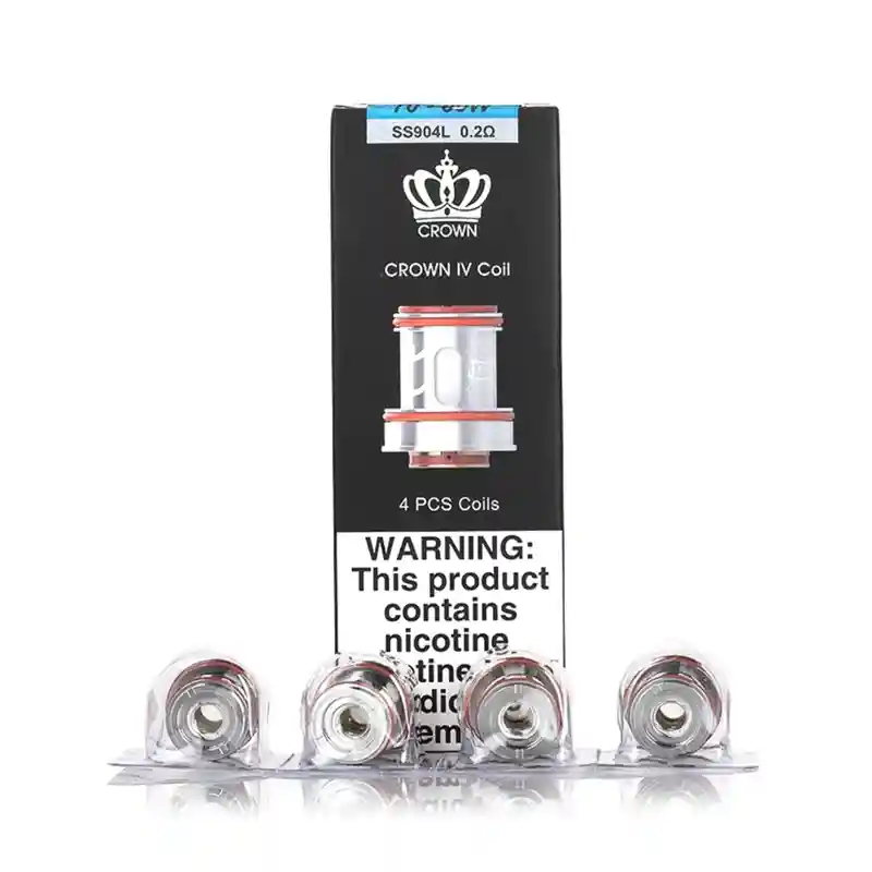 Uwell Crown 4 Coils Replacement 0-2ohm | Guardian Vape Shop