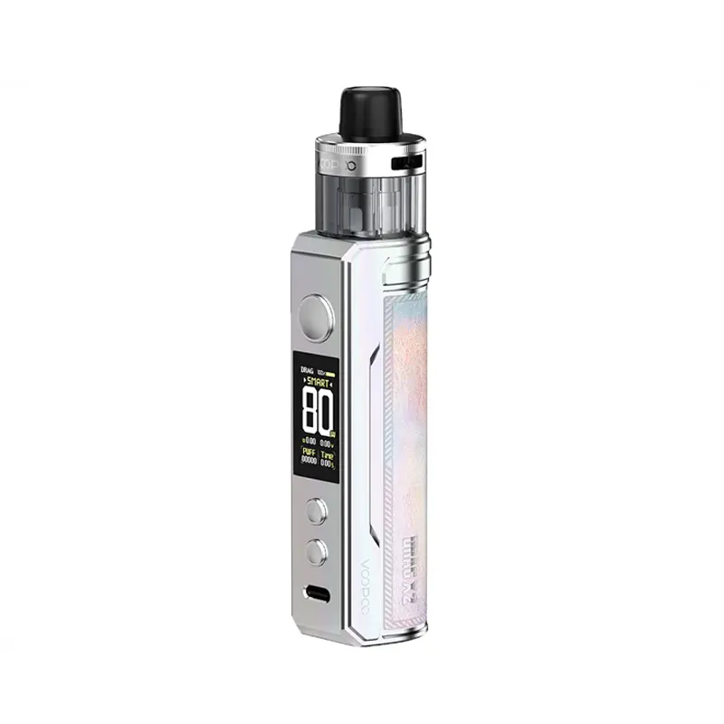 VooPoo Drag X2 Vape Kit Colourful Silver | Guardian Vape Shop