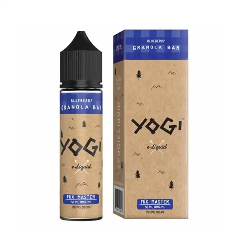 YOGI Granola Bar Range Shortfill E-liquids Blueberry | Guardian Vape Shop