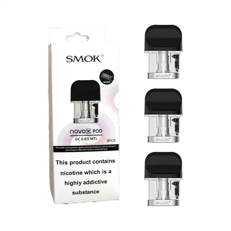Smok Novo X Pods Replacement 0-8ohm DC MTL | Guardian Vape Shop