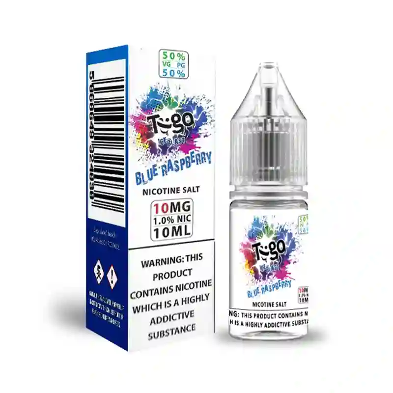Take And Go Nic Salts E-liquid Blue Raspberry 10mg | Guardian Vape Shop