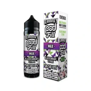 Seriously Pod Fill MAX Shortfill E-Liquids Blackcurrant Citrus | Guardian Vape Shop