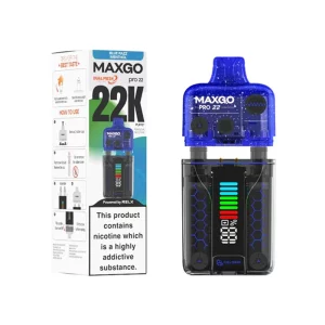 RELX MAXGO Pro 22K Puffs Disposable Vape Blue Razz Menthol | Guardian Vape Shop
