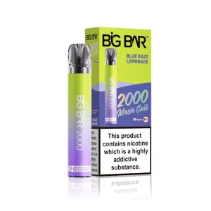 FEOBA Big Bar 2000 Puffs Disposable Vape Blue Razz Lemonade | Guardian Vape Shop