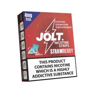 Jolt Nicotine Strips Strawberry 4mg | Guardian Vape Shop