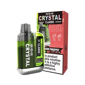SKE Crystal CL6000 Vape Pod Kit Sour Pineapple | Guardian Vape Shop