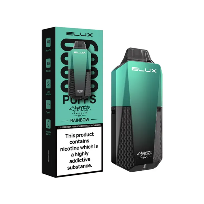 Elux Cyberover 6000 Puff Disposable Rainbow | Guardian Vape Shop