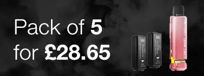 Guardian Vape Offers Main Page Banner Pack of 5 for £28.65 | Guardian Vape Shop