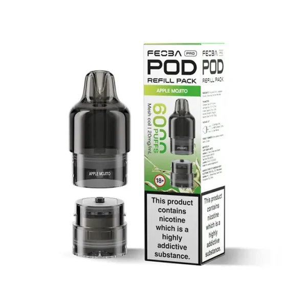 Feoba Pro 6000 Pods​ Prefilled Apple Mojito | Guardian Vape Shop