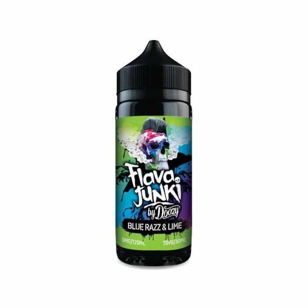 Flava Junki E liquid Shortfill Blue Razz Lime | Guardian Vape Shop