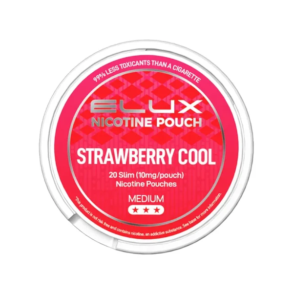 Elux Nicotine Pouches 10mg Strawberry Cool | Guardian Vape Shop