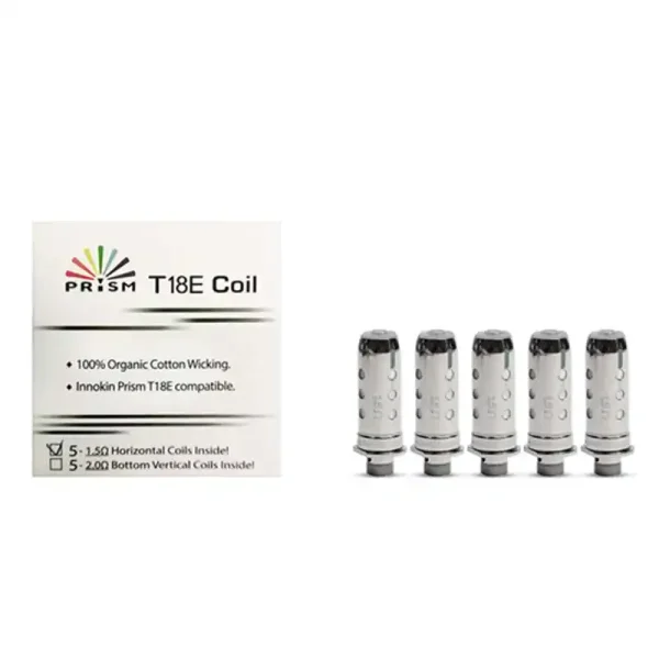 Innokin Prism Coil Replacement (T18, T22) 1-5-Ohm | Guardian Vape Shop