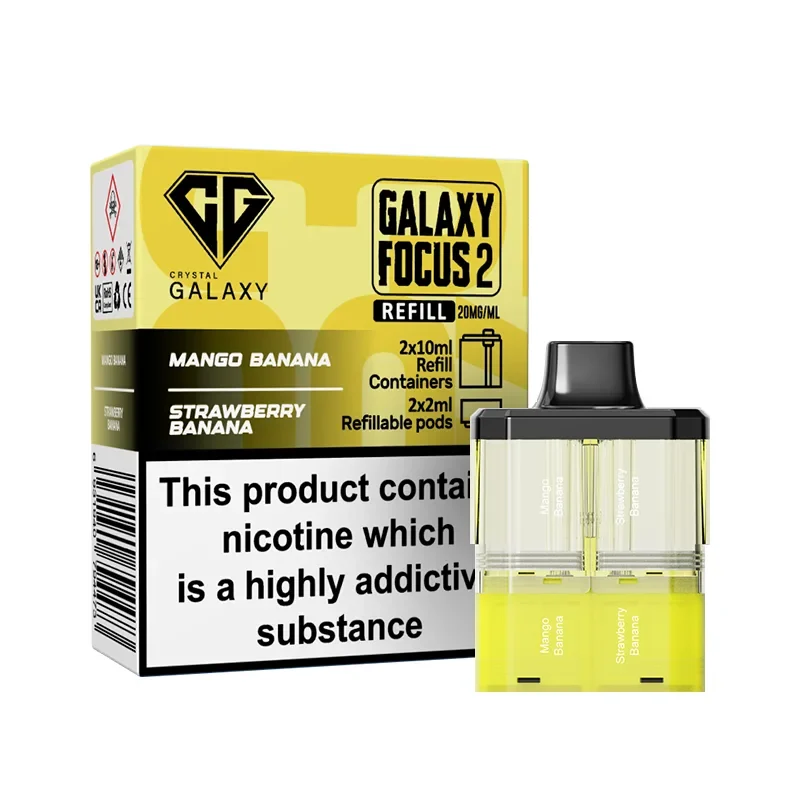 Crystal Galaxy Focus 2 Pods 30k Mango Banana-Strawberry Banana | Guardian Vape Shop